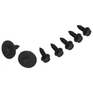 1964-1967 Gm A-body Manual Trans Steering Column To Firewall Plate Bolts 7PC. Fixed Price $18.00.