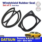 Windshield Rubber Weatherstrip Front Rear Fits Datsun Nissan Sunny KB210 Coupe. Fixed Price $189.30.