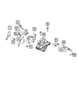 Genuine Mopar Differential Bracket 68470593AA. Fixed Price $5.52.