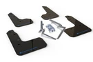 Rally Armor MF51-UR-BLK/BL Black Mud Flap/blue Logo. Fixed Price $190.75.
