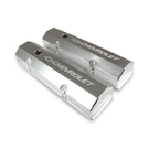 Holley Valve Covers 241-287; Track Short Bolt, Fabricated Silver, Tall For Sbc. Fixed Price $208.48.