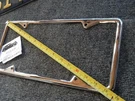 New Single Chrome 29 To 39 Vintage Style California License Plate Frame !. Fixed Price $16.99.