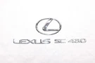 2002 Lexus SC430 Z40 Conv #404 Rear Trunk Emblem Badge Logo. Fixed Price $44.99.