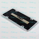 New For Toyota Trd 3D Black And Chrome Plastic License Plate Frame + Caps Set. Fixed Price $38.95.