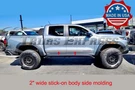 2023-2026 Gmc Canyon AT4X Crew Cab Rocker Flat Body Side Molding Trim 4PC 2". Fixed Price $139.99.