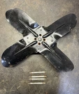 1966-72 Ford Mustang Orig 289 302 351 4-BLADE Engine Fan, Spacer & Bolts. Fixed Price $60.00.
