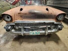 Front Bumper Assembly W/brackets Fits 1957 Chevrolet 1183577. Fixed Price $200.00.