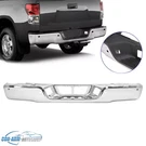 Chrome Steel Rear Bumper Face Bar With Sensor Hole For Toyota Tundra 07-13 14. Fixed Price $166.99.