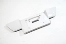 Rear Bumper License Plate Adaptor Primed Unit White Oem Bmw 06-10 650. Fixed Price $49.45.