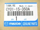 Genuine Mazda CY01-15-350A Coolant Expansion Tank Reservoir Overflow 07-15 CX-9. Fixed Price $101.96.