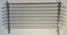 Vw Volkswagen Beetle Bug Rear Window Venetian Blinds Fixed Slats White 1972-1979. Fixed Price $130.00.