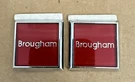 85-90 Nos (2) Oldsmobile Fender Plate Badge Brougham Gm #22519379 Free Shipping. Fixed Price $89.99.