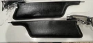 1967 Ford Mustang Convertible Sun Visors C7ZB-7604122/23-A Black Used Orig. Fixed Price $95.00.
