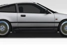 For 1988-1991 Cr-x Duraflex B-2 Side Skirts Rocker Panels Piece. Fixed Price $204.00.