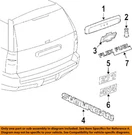 Gm Oem 07-14 Suburban 1500 Lift Gate Exterior Trim-emblem 22830015. Fixed Price $90.40.