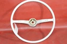 Vtg 1960-61 Karmann Ghia Vw 16" 2 Spoke Steering Wheel Orig White Grip 311415651. Fixed Price $125.00.