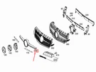 Mercedes-benz Cla Coupe C117 Front Grill Center Carrier A1178880800 No Duties. Fixed Price $463.76.