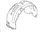 Genuine Hyundai Sonata 2020-2023 Front Fender Liner Rh=passenger, 86812-L1100. Fixed Price $159.95.
