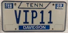 Vanity Vip Very Important Person License Plate Star Celebrity Boss Leader Famous. Fixed Price $84.99.
