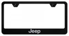 Jeep Black Laser Etched Logo Standard Plate Frame Official Licensed. Fixed Price $37.95.