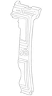 Genuine Ford Body B-pillar 3L5Z-1340476-AA. Fixed Price $153.27.