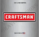 Craftsman Tools Car Bumper Window Box Vinyl Sticker Decal Water Resistant. Fixed Price $6.55.