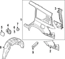 Genuine Nissan Body D-pillar 77600-7KA0A. Fixed Price $219.38.