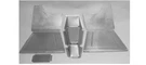 Direct Sheetmetal CV238 1940 Chevy Passenger Car Front Floorboard 4" Recess. Fixed Price $352.95.