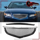 Front Honeycomb Grille W/ Frame Fits 2004-2006 Acura Tl Carbon Fiber Print Abs. Fixed Price $89.99.
