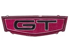 Grille Emblem Insert Red W/black Gt 1967 Ford Fairlane. Fixed Price $44.99.