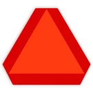 14X16 Inch Slow Moving Vehicle Sign Vinyl Decal Reflective Triangle Sticker Usa. Fixed Price $13.93.