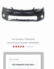 New Painted *1G3 Gray* Front Bumper Cover Replacement For 2012-2014 Toyota Camry. Fixed Price $300.00.