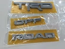 Genuine Toyota 4RUNNER Silver Trd Off-road C-pillar Emblem PT413-89170. Fixed Price $51.20.
