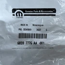 New Genuine Mopar Wiring Front Fascia 2024-2024 Oe 68597776AA. Fixed Price $25.00.