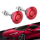 Red Push Button Bonnet Release Quick Hood Lock Clip Pins Car Bumper Latch Set X2. Fixed Price $13.29.