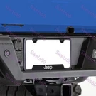 Au-tomotive Gold For Jeep Laser Logo Black Stainless Cut-out License Plate Frame. Fixed Price $37.95.