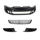 Front Bumper + Grille Fog Light Covers For 2010-2014 Volkswagen Golf. Fixed Price $468.89.