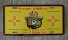 Metal Smokey Bear License Plate 6"X12" Only You! Capitan, Nm. Forest Service. Fixed Price $18.99.