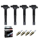 Ignition Coil & Bosch Iridium Spark Plug Set For Acura Csx Honda Accord UF311. Fixed Price $98.40.