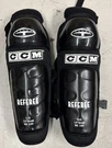 Ccm Tacks 14" Small Referee Shin Guards Black Ice Hockey Nhl. Fixed Price $20.00.