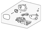 Genuine Ford Mirror Assembly LJ8Z-17682-CA. Fixed Price $899.72.
