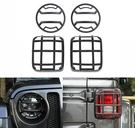 Headlight&rear Tail Lamp Cover Guard Trim For Jeep Wrangler Jl 2018+ Black. Fixed Price $50.99.
