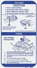 Oer Inner Trunk Lid Spare Jacking Instructions Decal 1970 Pontiac Firebird. Fixed Price $16.98.