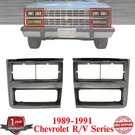 Headlight Bezel Trims Chrome For 1989-1991 Chevrolet R/v Series Truck Suburban. Fixed Price $75.37.