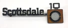 1975 1980 Chevrolet Scottsdale Original Fender Emblem Patina Square Body C10. Fixed Price $49.95.