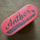 Antique Anthes Head Lamp Light Bulb Fuse Spare Kit Tin Box W/ Insert. Fixed Price $49.99.