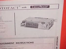 1966 Chevrolet Impala Ss Corvair Chevelle Camino Radio Service Manual. Fixed Price $19.99.