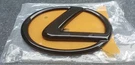 Fits Lexus LX570 Rear Emblem W Align Pins Pearl Black 2008 Thru 2021. Fixed Price $74.10.