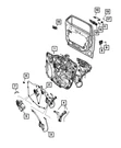 Genuine Mopar Front Door Module Right Export 68256233AB. Fixed Price $13.23.