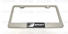 1PC 3D Sport Emblem Badge Stainless Steel Chromed License Plate Frame (white). Fixed Price $16.95.